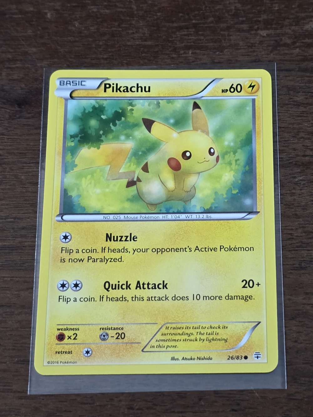 Pokemon Tcg Pikachu #26 - Generations - Non Holo 26/83 Card